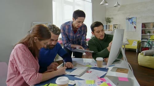 Creative People Working on Project