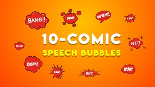 10 burbujas de discurso cómico