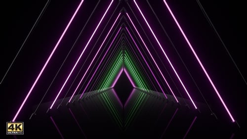 Neon Light Tunnel Vj