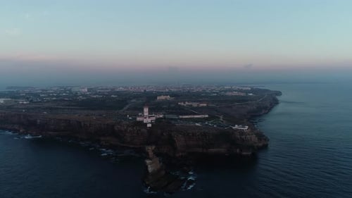 Peniche, Cape Carvoeiro at Evening Day