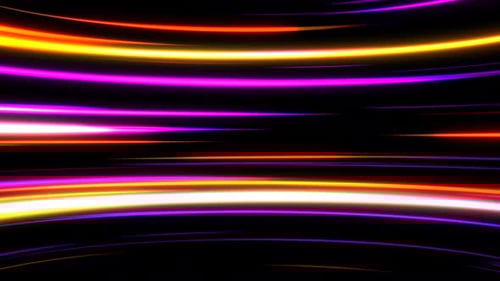 Dynamic Neon Speed Lines Light Trails Background