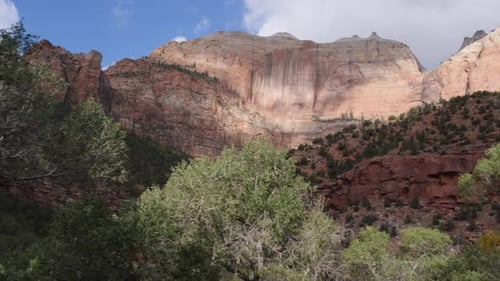 Driving around Zion National Park, Utah, USA