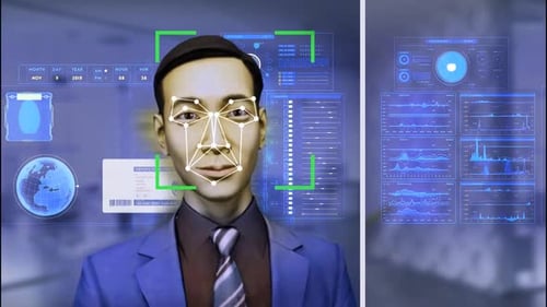 Gesichtserkennungskonzept/Biometrisch