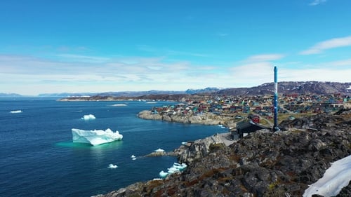 The beauty of nature. Icebergs in the Arctic and Antarctic. Global warming and climate change.