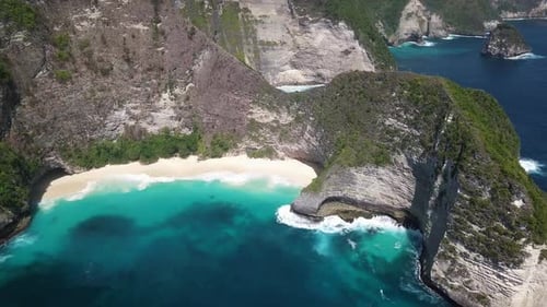 Aerial View of Kelingking Beach