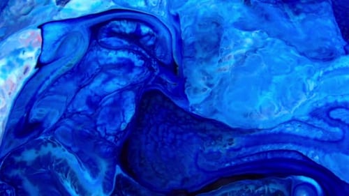 Colorful Color Paint Ink Spreads Psychedelic Blast Movement 34