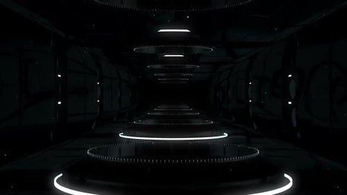 Neon Circle Tunnel