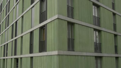 Corner of a green building
