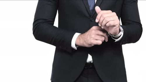 Close Up Of Businessman