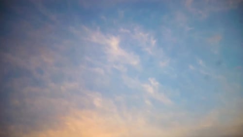 Dramatic Sky with Colorful Clouds at Sunrise