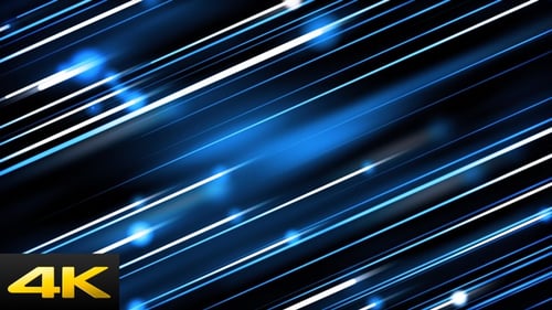 Abstract Futuristic Glowing Speed Lines Background Animation