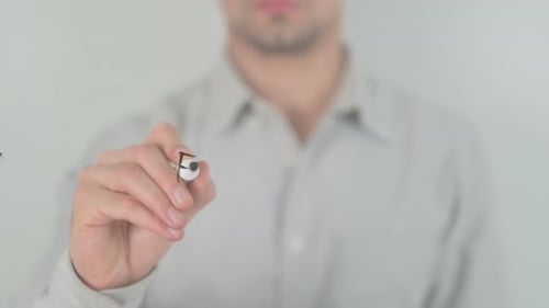 Fast Growth Writing on Screen with Hand