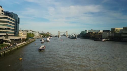 Thames River London Timelapse