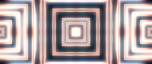 Abstract Hypnotic Square Portal Tunnel Background