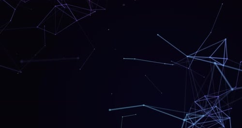 Futuristic Digital Network Connection Background