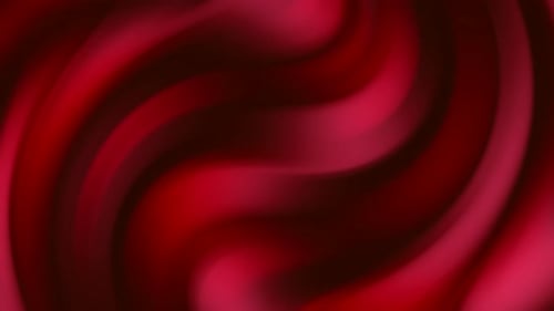 Red Abstract Fluid Waves Seamless Motion Background