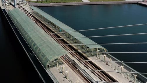 Halic Station And Golden Horn Quarantine Aerial View
