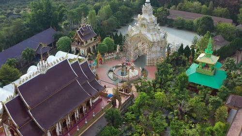 Wat Saeng Kaeo Phothiyan Temple in Chiang Rai Thailand