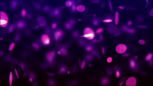 Abstract Purple Pink Bokeh Particle Background Animation