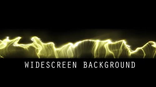 Dynamic Glowing Fluid Lines Widescreen Background