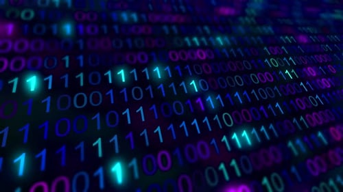 Fundo do código binário 05