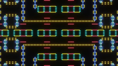Shimmering Pixel Background Vj Loop 02