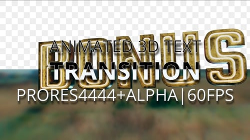 Transición animada «BONUS» UHD 60fps