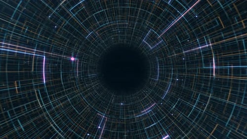 Abstract Line Tunnel Background