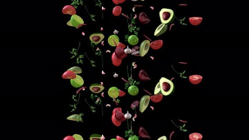 Flying Guacamole Ingredients Loop