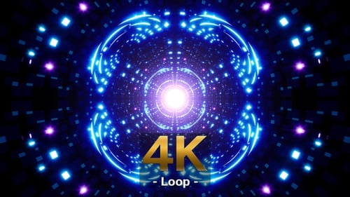 Moving Organic Pattern Lamp in the VJ Tunnel