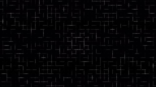 Abstract Glitch Grid Flickering Lines Loop Background