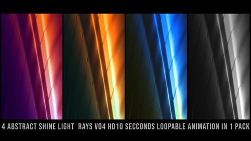 Abstract Geometric Panels Background Loop with Color Variations