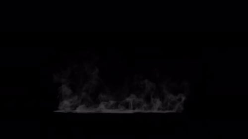 Black Smoke Loop 4K