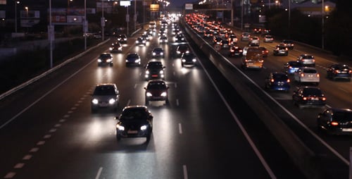 Night Traffic Time Lapse 02