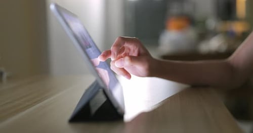 Verwenden eines digitalen Tablet-Computers