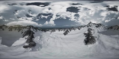 VR 360 Norway Mountains Severe Landscape