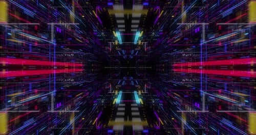 AI artificial intelligence and ML machine learning abstract concept