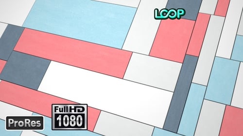 Animated Geometric Pattern Blocks Background Transition