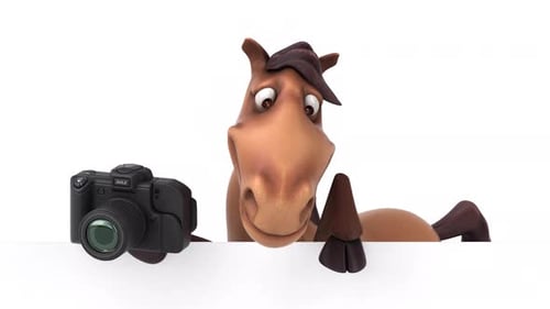 Caballo divertido - Animación 3D