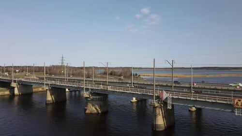 Bridge areal view