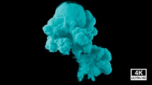 Aqua Smoke Burst Reveal Transition