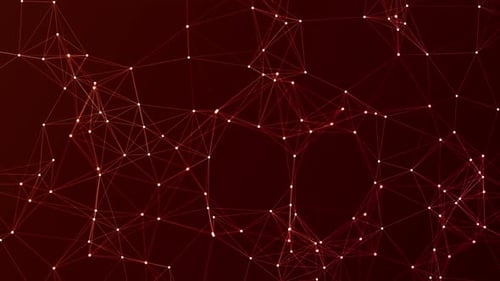 4K Network technology and plexus background(loopable)