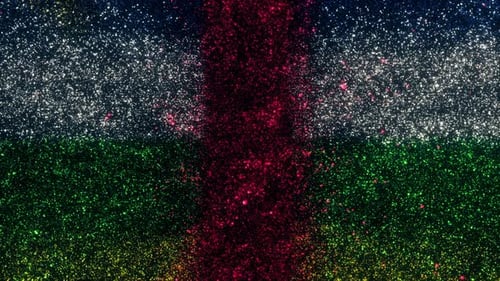Dynamic Abstract Glitter Particles Background Animation