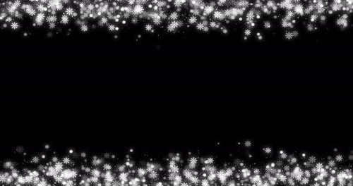 Snowy Frame 4K Loop