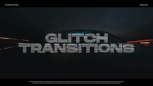 Film Glitch Transitions