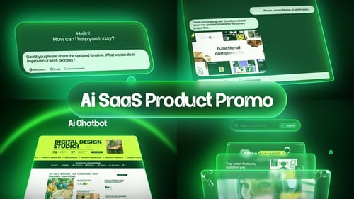 SaaS Product Promo - Unique Ai Website