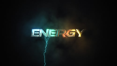 Electric Charge Text Reveal Opener