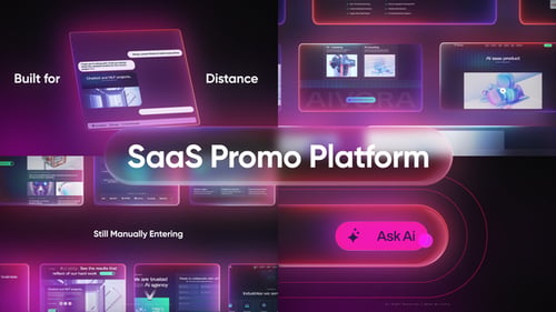 Ai SaaS Promo - Website Promo Teaser