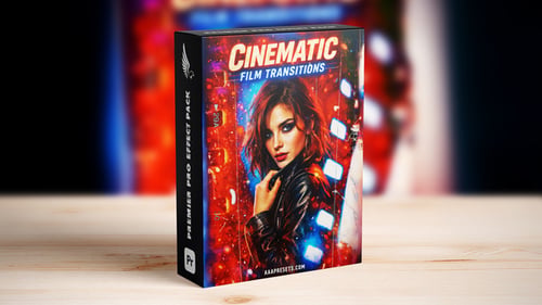 Old Movie Cinematic Film Transitions for Premiere Pro FHD