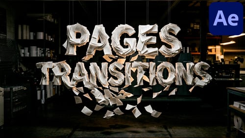 Transiciones de páginas para After Effects